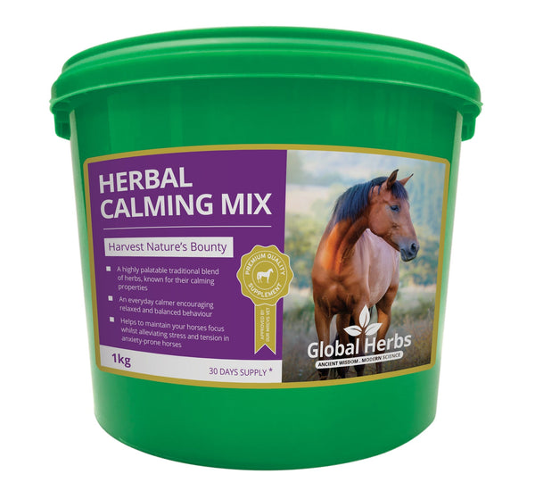Herbal Calming Mix Natural Horse Calmer | Global Herbs
