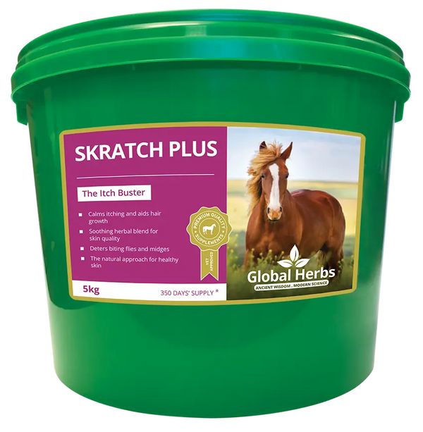 Global Herbs SkratchPlus | Horse Skin & Itch Support Supplement