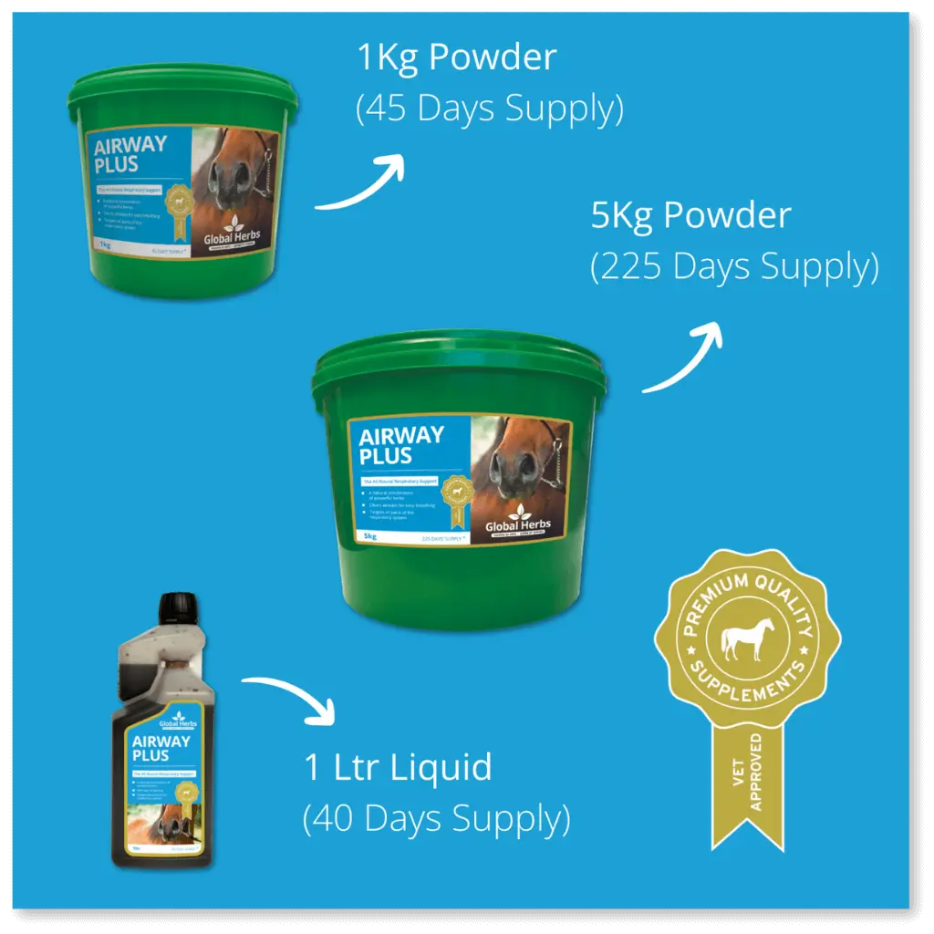 Global Herbs Airway Plus | Horse Respiratory Support Supplement
