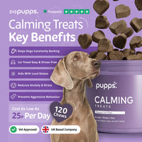 Pupps Calming Treats | Natural Dog Anxiety & Relaxation Treats