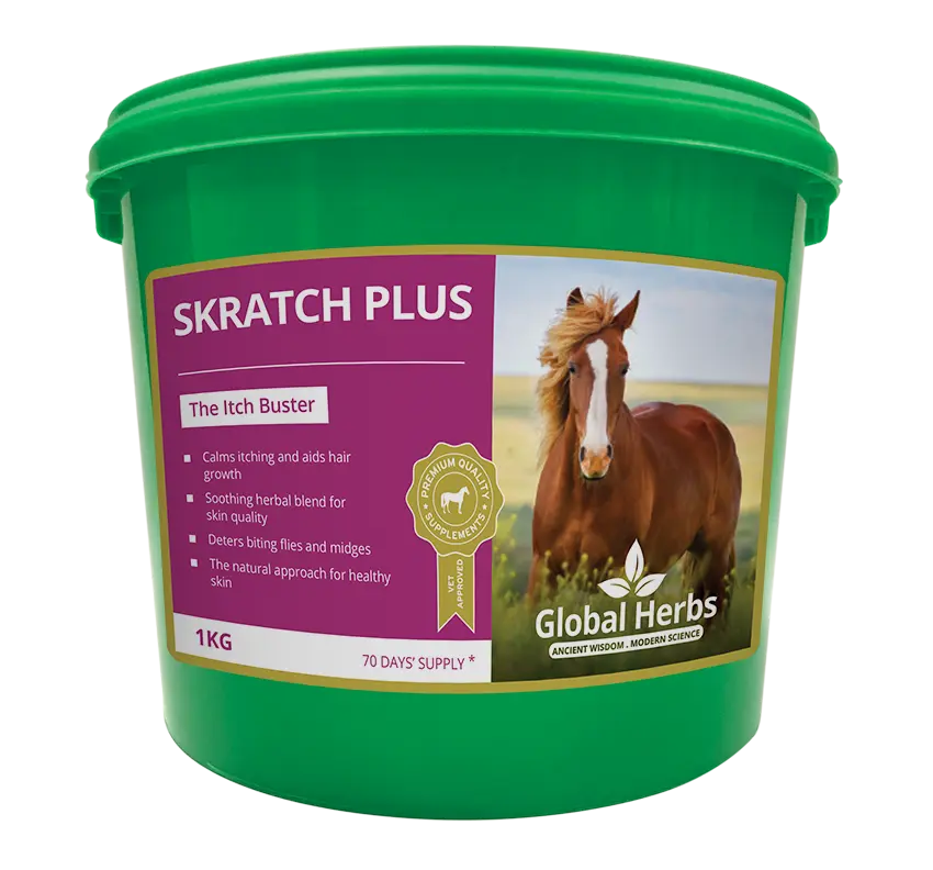 Global Herbs SkratchPlus | Horse Skin & Itch Support Supplement