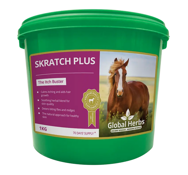 Global Herbs SkratchPlus | Horse Skin & Itch Support Supplement